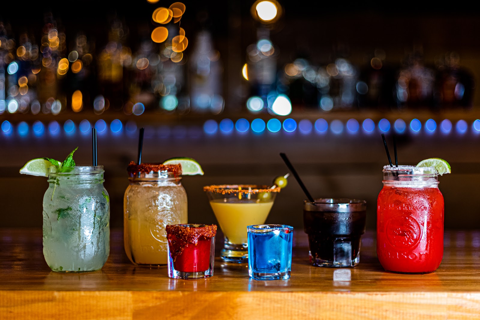 Beer and hard seltzer selection at Old 181 Bar and Grill
